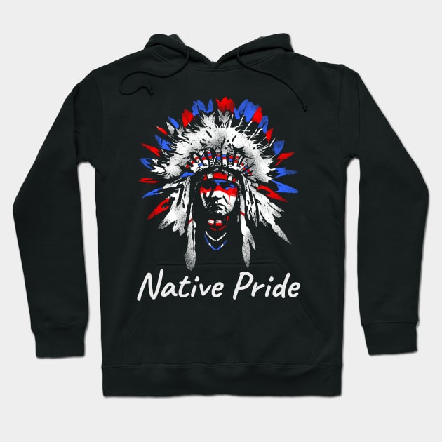 Native American Chief Hoodie by Styr Designs